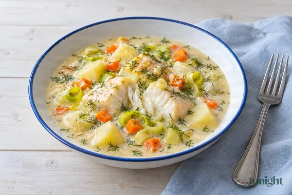 Cremige Schellfisch-Lauch-Suppe