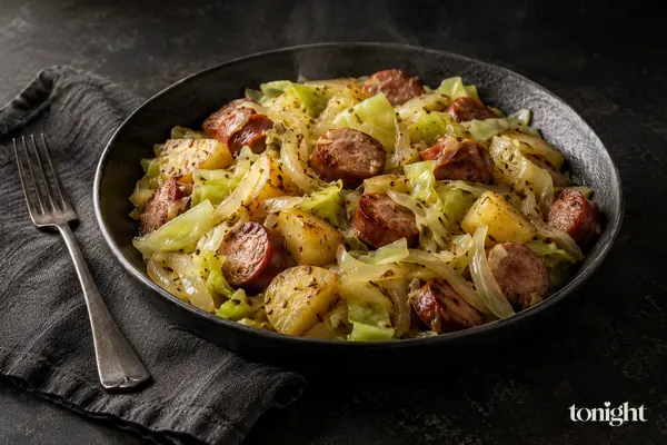 Pfannenwurst mit Kohl nach polnischer Art