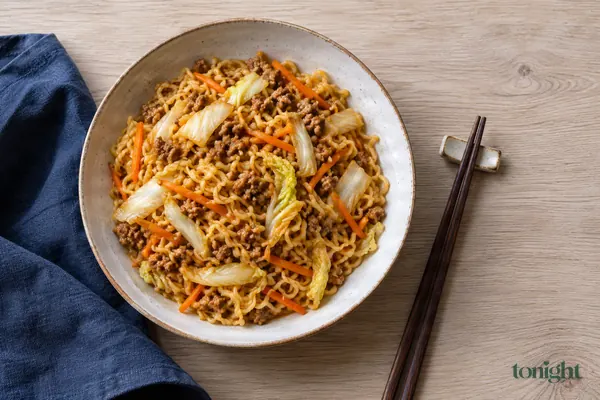 Pork & Napa Cabbage Noodles