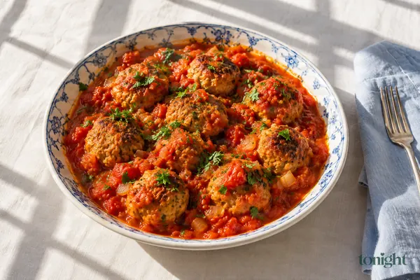 Spanish-Style Turkey Meatballs in Tomato